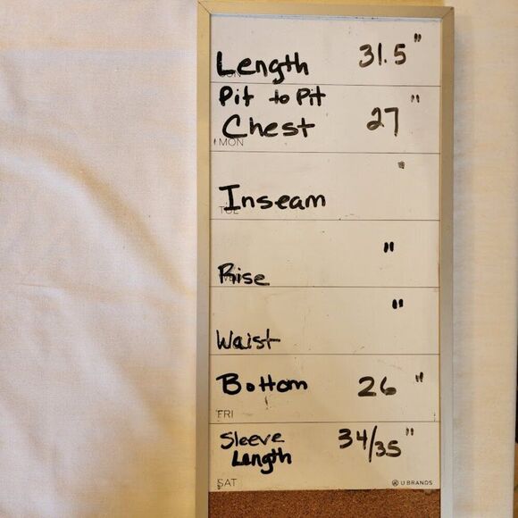 STACY ADAMS BLUE PIN STRIPE NWT SIZE 17 34/35 SHIRT FRENCH CUFFS LONG SLEEVE - Picture 10 of 10